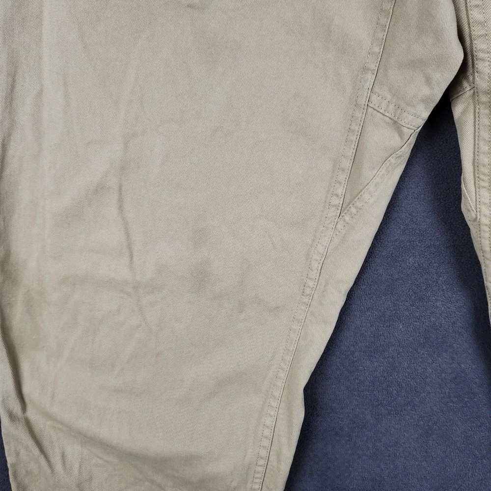 Gramicci Climbing Pants Mens Large L Khaki Tan Cotton Belted G-Pants 14388